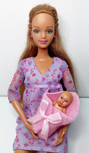 Muñeca Embarazada Midge Happy Family 2003 1