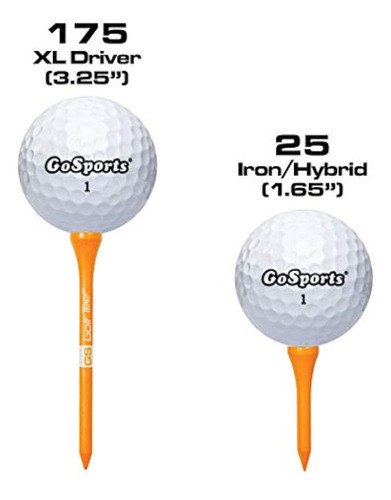 Gosports 3.25 Inch Xl Gs Tour Tee Premium Wooden 1