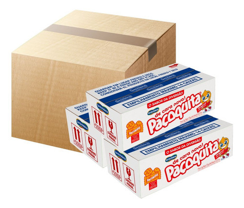 Paçoquita Rolha Embalada Santa Helena C/ 100 Kit 4 Caixas 0