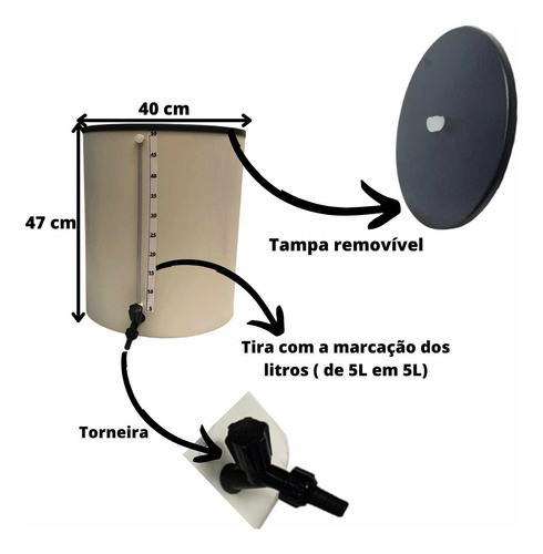 Barril Para Transporte De Líquidos De 50 Litros 1