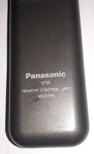 Controle Remoto Panasonic Veq1195 Vtr Original Ag-w1 Hi-fi 1