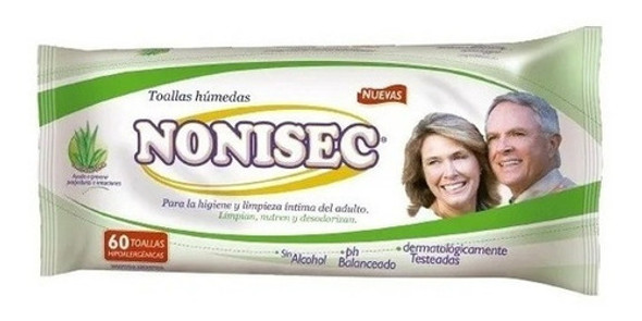 Nonisec Toallitas Humedas Adultos X 12 Paquetes 0 Nonisec Toallitas Humedas Adultos X 12 Paquetes 0