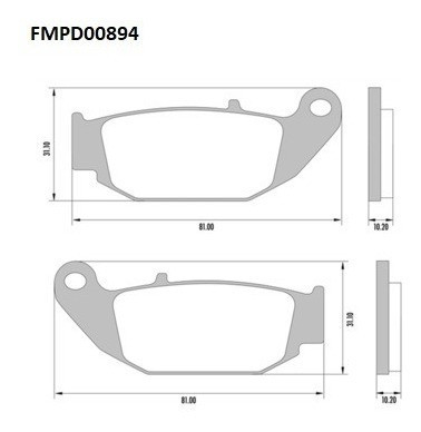 Pastilla De Freno Honda Twister 250 Xre 190 Nxr Bros 160 1