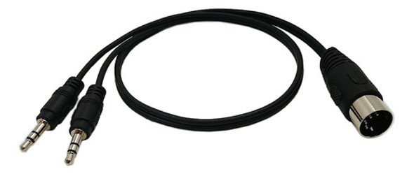 Zdycgtime 5-pin Din A Dual 3.5mm (1/8in) Trs Stereo Male Aud 1