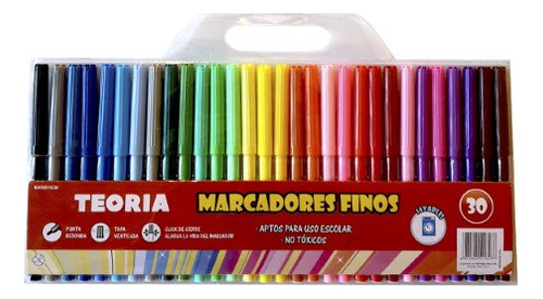 Marcadores Teoria Finos X30 Serviciopapelero 0