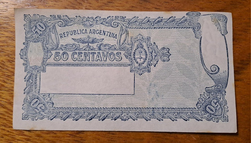 Bottero N 1804 Billete 50 Centavos Serie Progreso. Excelente 1