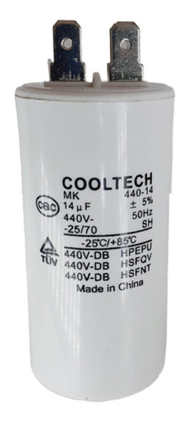 Capacitor De Marcha Para Aire Acondicionado 14 Mf 0