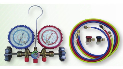 Manifold Ecotools Automotivo R134 + Engates 150 Cm Mangueira 0