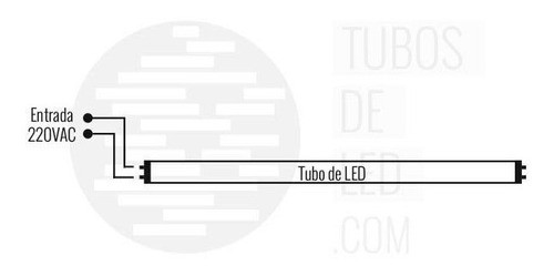 Tubos T5 18w/865 6500k Nova Led Directo 220v 1149mm G5 28w 1