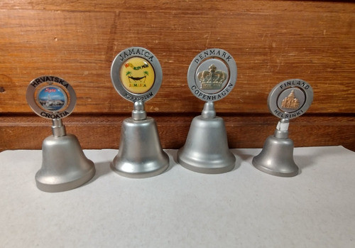 Antigo Conjunto De Sinetas  Em Metal - R 8290 1