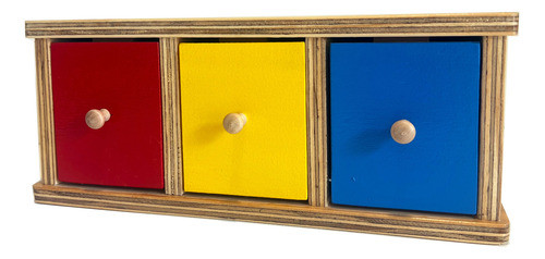 Caja De Permanencia Montessori 3 Cajones 0