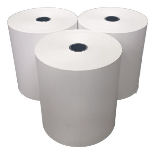 32 Rolos Bobinas Térmica 80x80 Amarela Cupom Ecf Elgin Sweda 0