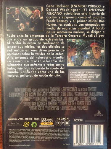 Dvd Marea Roja / Crimson Tide 1