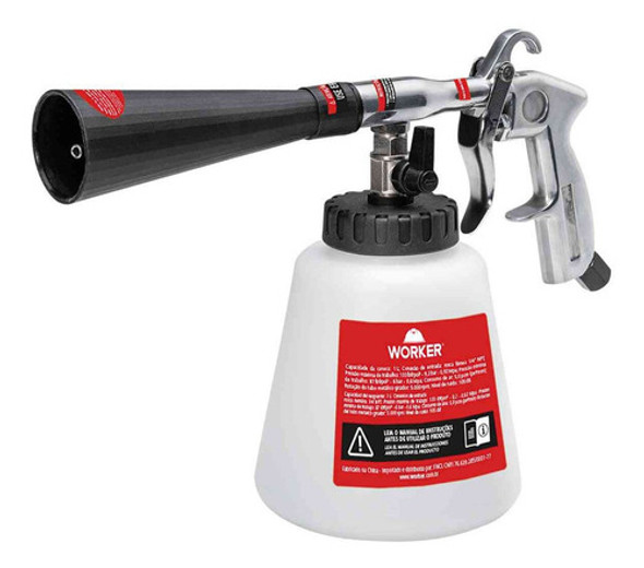 Pistola Tornador Para Limpeza 1l 1/4  Worker 964956 964956 0