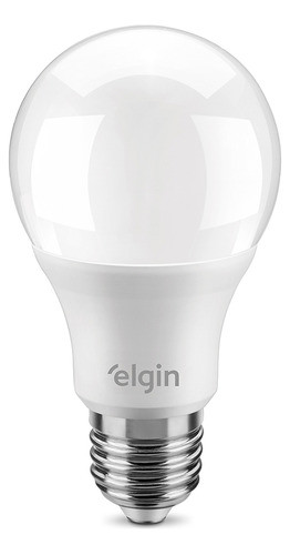 Kit 10 Lâmpada Branca Led Bulbo A60 Bivolt 6500k 12w Elgin 1