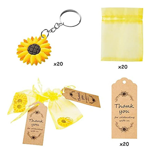 Osnie 20 Juegos De Favores De Fiesta De Girasol Incluyen Lla 1