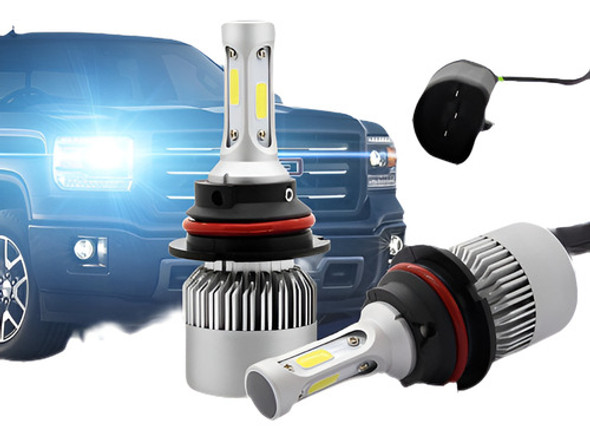 Duraflux 9007 Hb5 8000lm Cob Led Bombilla Kit Hi/low Beam Bo 0