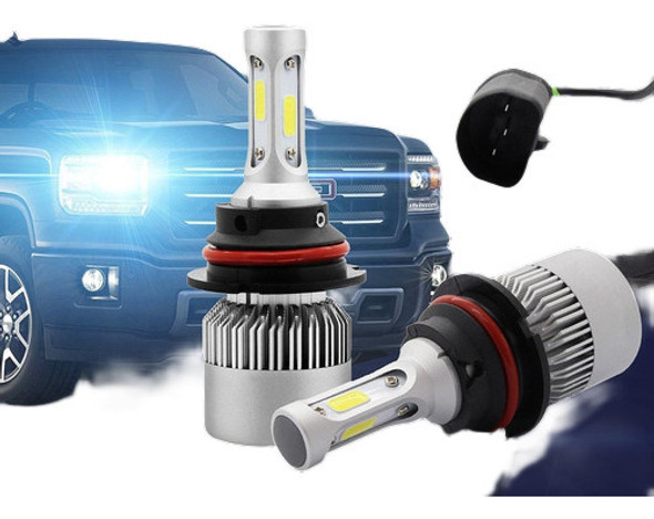 Duraflux 9007 Hb5 8000lm Cob Led Bombilla Kit Hi/low Beam Bo 1