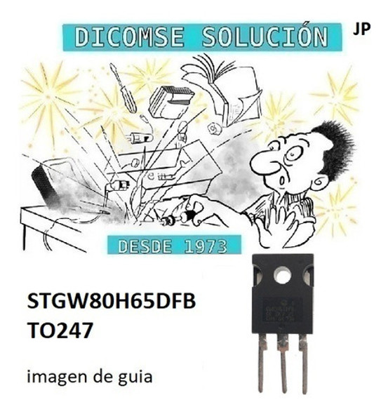 Transistor Stgw80h65dfb Igbt To247 Gw80h65dfb St Gw80h65 0