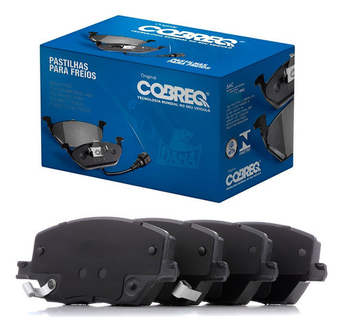 Pastillas De Freno Delanteras Cobreq Renegade Compass 17/.. 0
