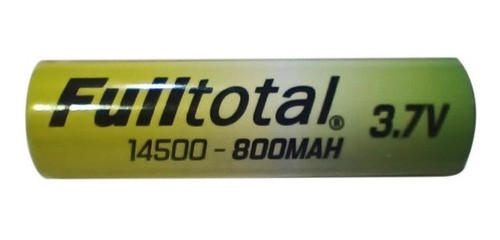 Pila Bateria Recargable 14500 X 2 3.7v Litio Linterna Flat 1