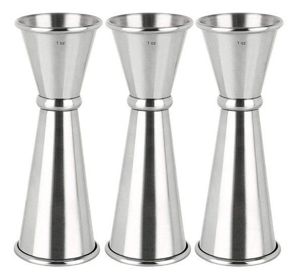 3pcs Jigger Doble Y Jiggers De Cóctel Acero Inoxidable... 0