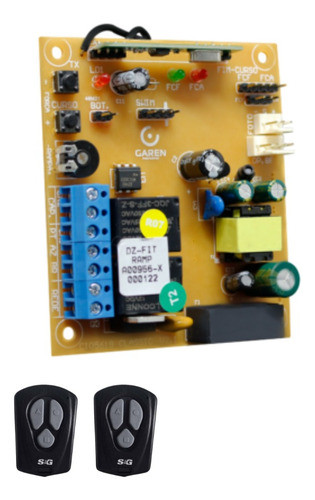 Placa Plaqueta Central Classic+ 2 Controles Seg 0