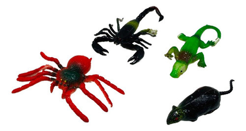 Animales Bichos De Goma Cotillon Ideal Sounenir X12 Unidades 0