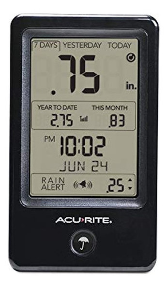 Pluviómetro Inalámbrico Acurite 02446m Con Pantalla Digital 0