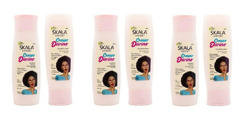 Skala Shampoo Acondicionador Crespo Divino Vegano Rulos X3un 0