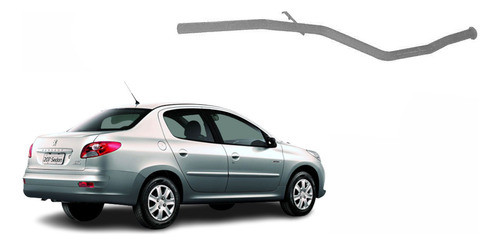 Escape Caño Intermedio Peugeot 207 1.6 16v Sedan Tubos 0