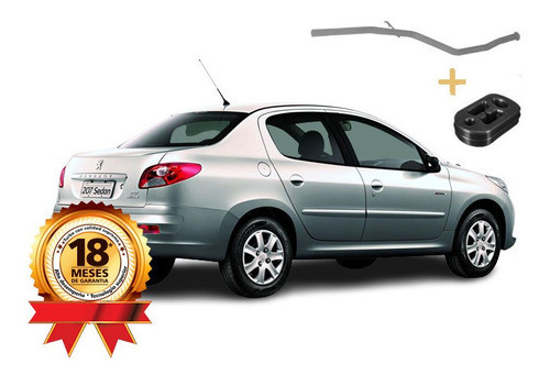 Escape Caño Intermedio Peugeot 207 1.6 16v Sedan Tubos 1