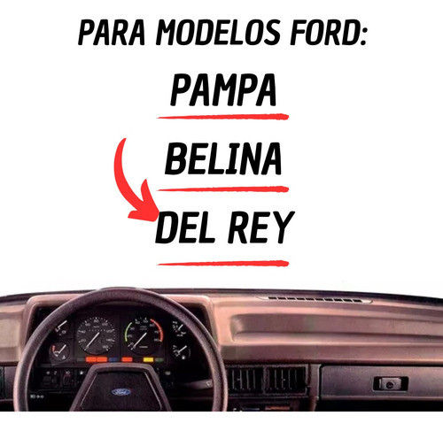 Tela Ventilação Preto Painel Ford Belina Pampa Del Rey 1