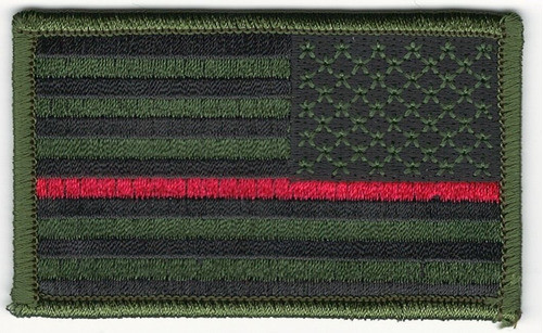 Patch Bandeira Usa Invertida Tarja Ver Selva Militar Us Army 0