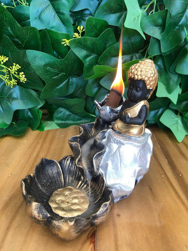 Buda Cascata Incensário(fabricação Próprio) 0