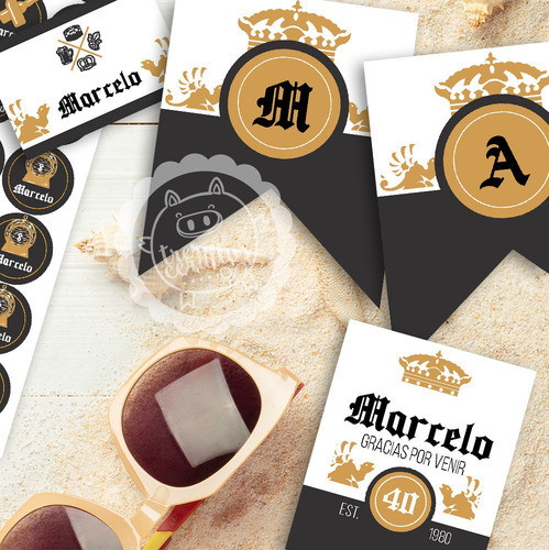 Kit Imprimible Cerveza Corona! Cumpleaños Y Aniversarios! 1