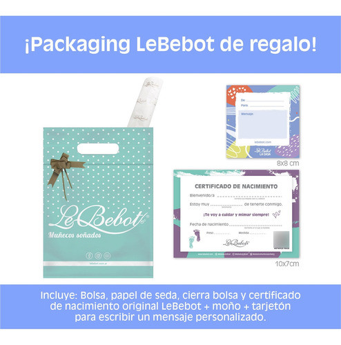 Bebote Real Recién Nacido Bebe C/sexo Lebebot Original 415-1 1