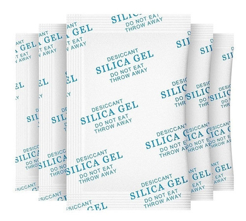 Silicagel Bolsa De 250 Gramos C/ Indicador De Humedad X 10 U 0
