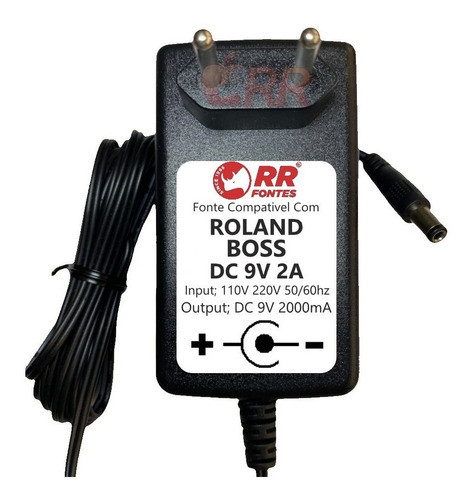 Fonte 9v Para Teclado Roland Psb230eu Psb230 2000ma 2a 1