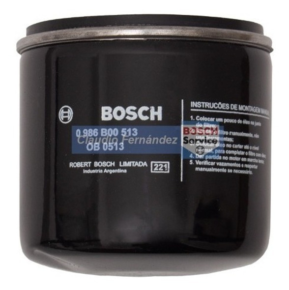 Filtro Aceite Bosch Renault Clio Mio 1.2 16v 2015 2016 2017 1 Filtro Aceite Bosch Renault Clio Mio 1.2 16v 2015 2016 2017 1
