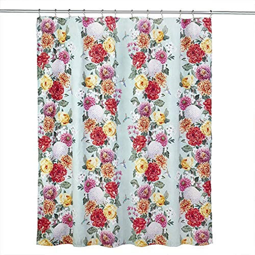 Skl Home Vern Yip Floral Totem Cortina De Ducha, Multicolor 0