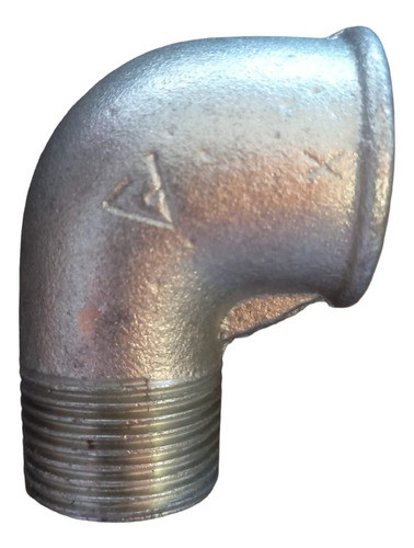 Codo Hierro Galvanizado 90° Macho Hembra Rosca 1 Pulgada 0
