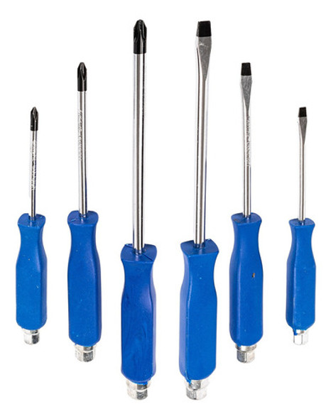 Juego  Destornillador Golpe 6 Piezas Mecanica Profesional 0