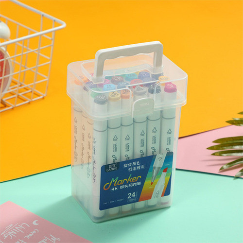 Set De 24 Marcadores En Caja - Drypenes Doble Punta 1