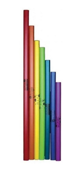 Kit Boomwhacker Escala Diatonica Grave Do Maior 7 Notas Bwjg 0