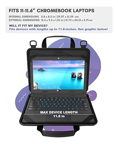 Uzbl Funda Protectora Para Chromebook De 11 A 11.6 1