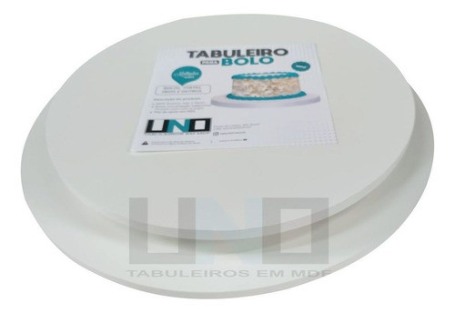 Tabua Para Bolo Cake Em Mdf Branco 9mm Melamina 1-35 1-40cm 1