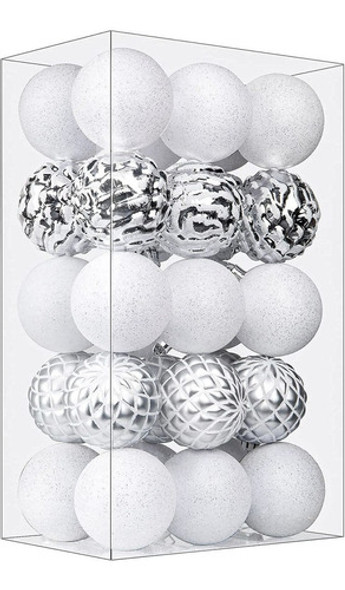 30 Bolas Para Arbol De Navidad De Plastico Irrompible - W&s 0 30 Bolas Para Arbol De Navidad De Plastico Irrompible - W&s 0