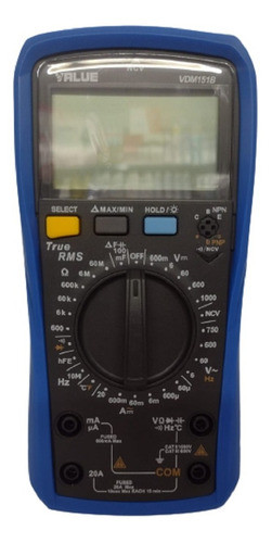 Tester Multimetro Capacimetro Y Termometro Vdm151b Value 0