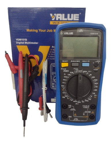 Tester Multimetro Capacimetro Y Termometro Vdm151b Value 1
